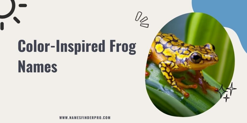 Color-Inspired Frog Names