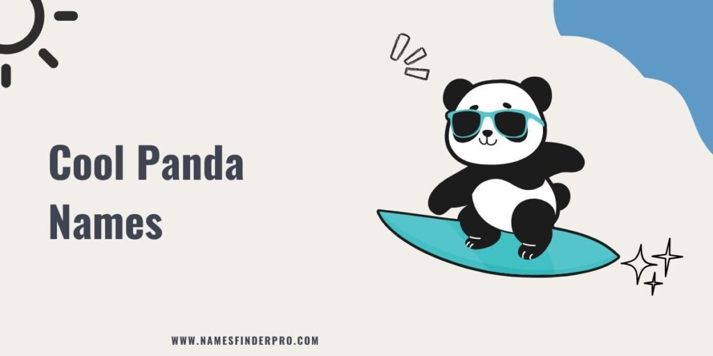 Cool Panda Names 