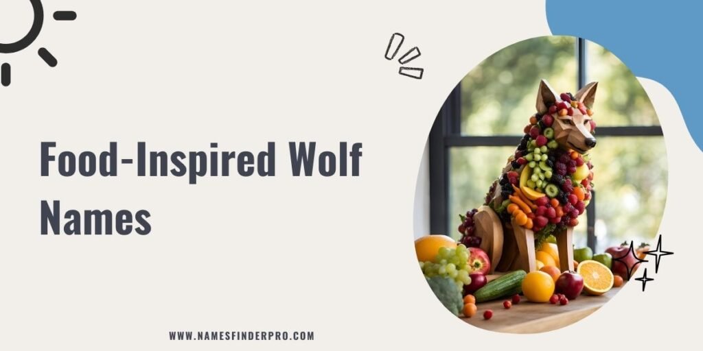 Food-Inspired Wolf Names