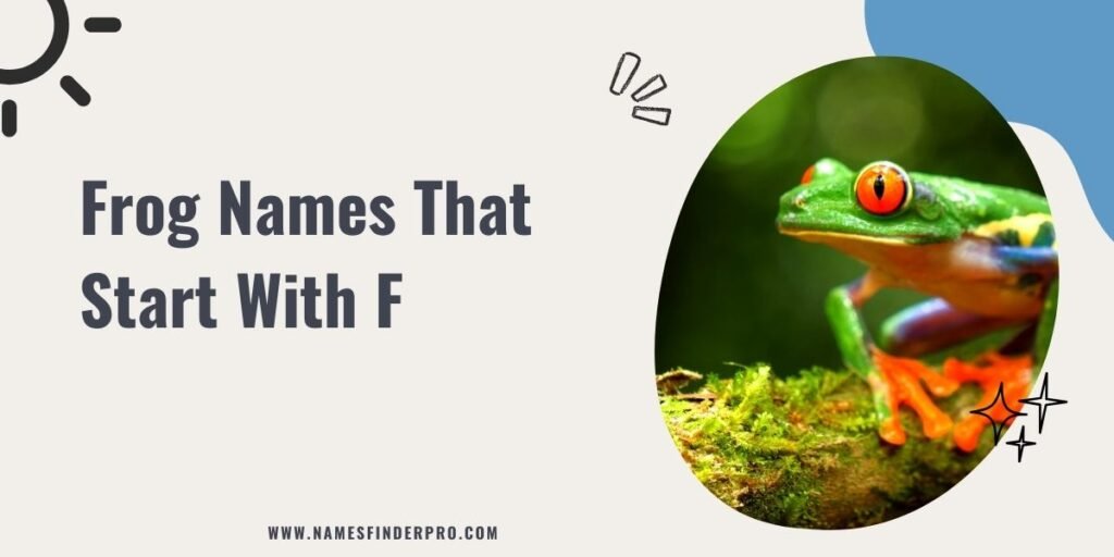 Frog Names That Start with F