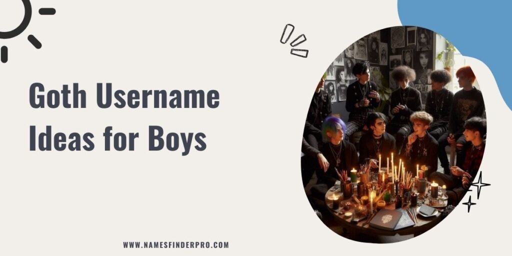 Goth Username Ideas for Boys