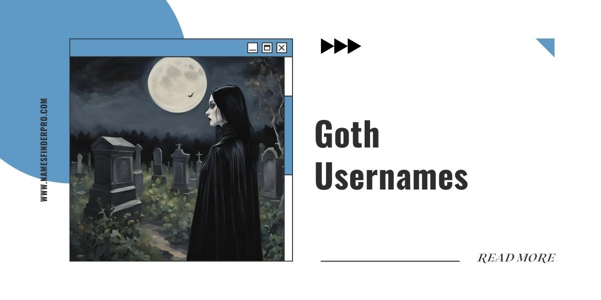 Goth Usernames