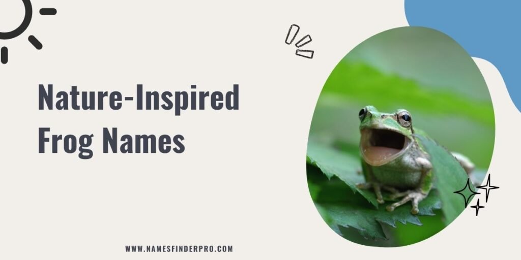 Nature-Inspired Frog Names 