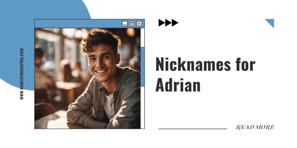 Nicknames for Adrian