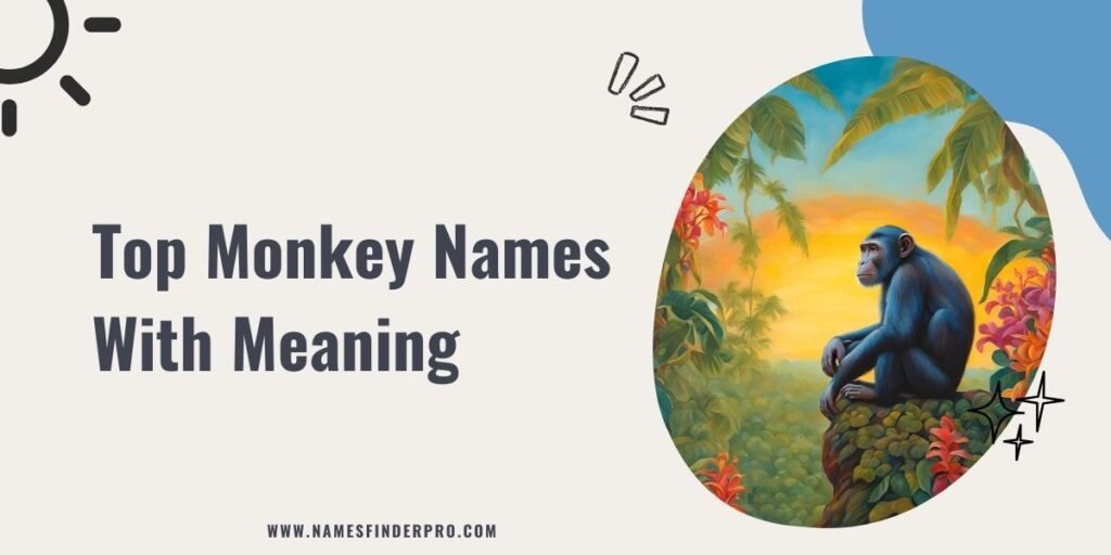 Top Monkey Names With Meaning