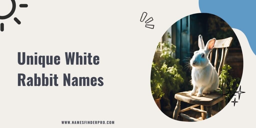 Unique White Rabbit Names