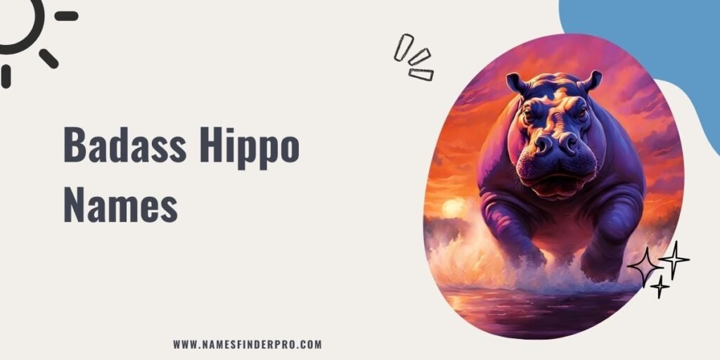 Badass Hippo Names