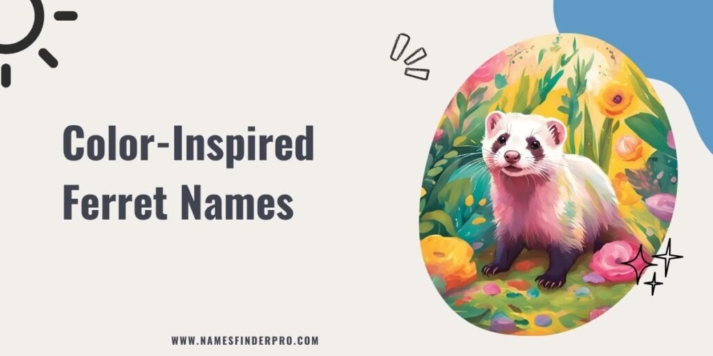 Color-Inspired Ferret Names