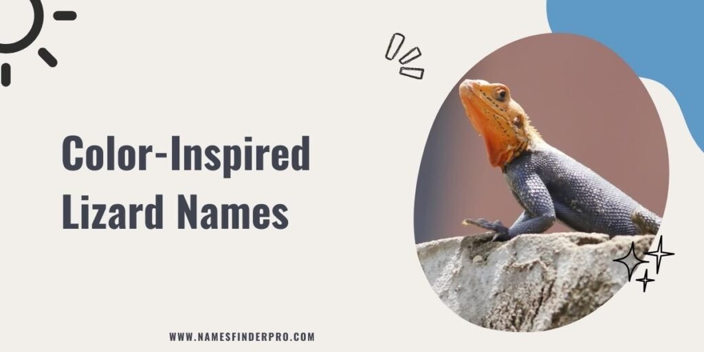 Color-Inspired Lizard Names