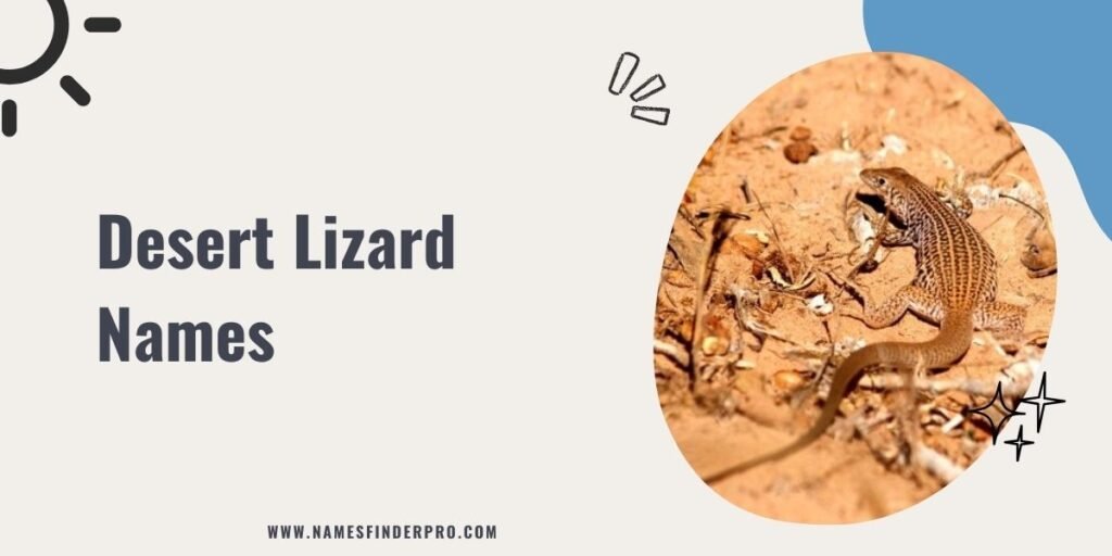 Desert Lizard Names