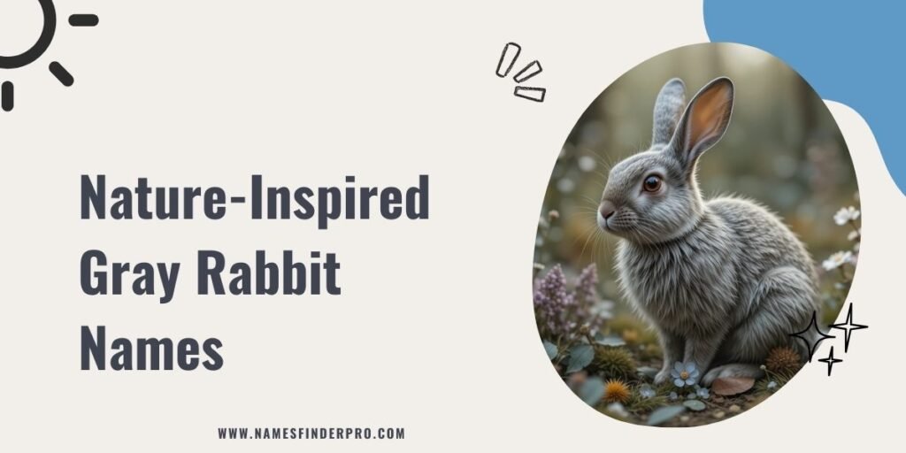 Nature-Inspired Gray Rabbit Names