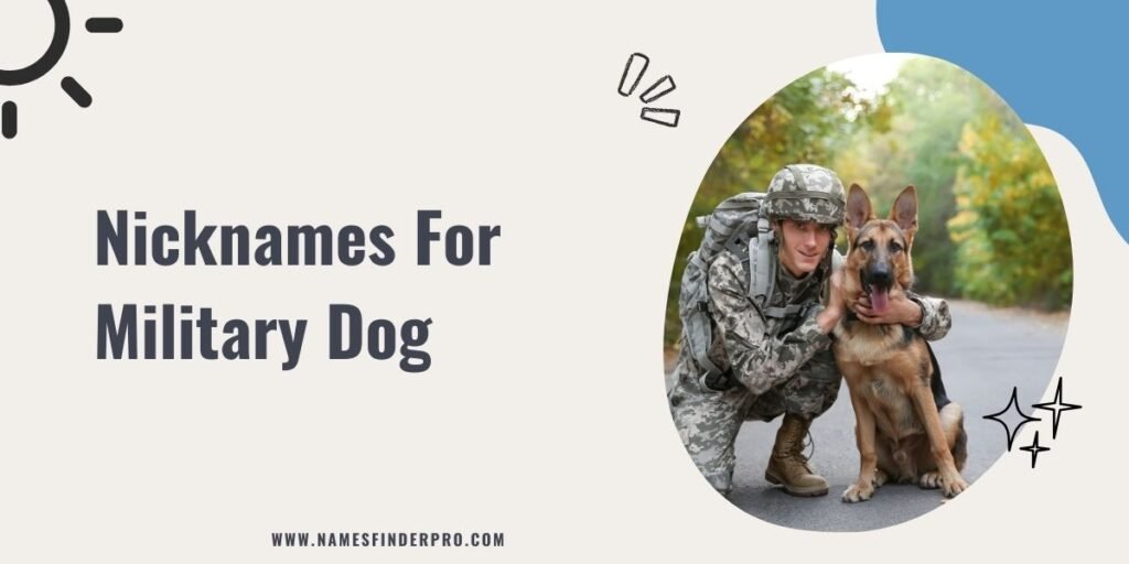 Nicknames For Military Dog