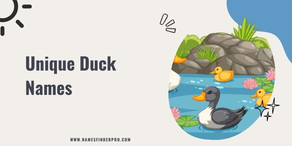 Unique Duck Names