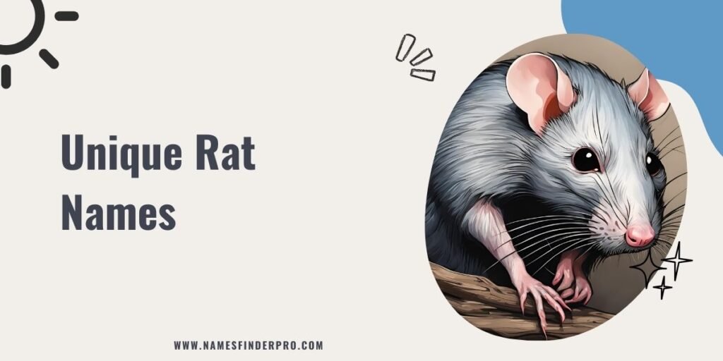 Unique Rat Names