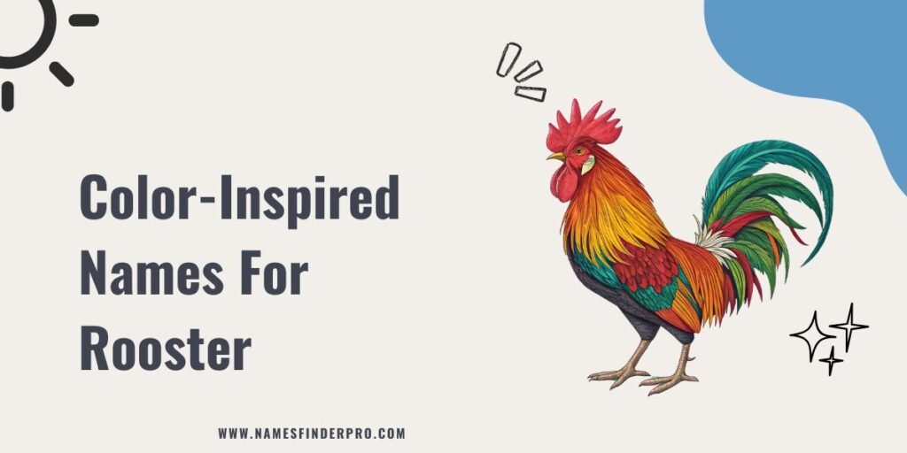 Color-Inspired Names For Rooster