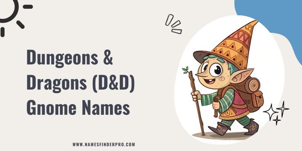 Dungeons & Dragons (D&D) Gnome Names