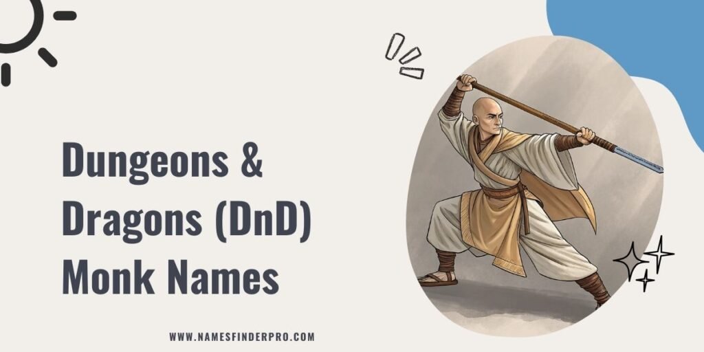 Male Monk Names