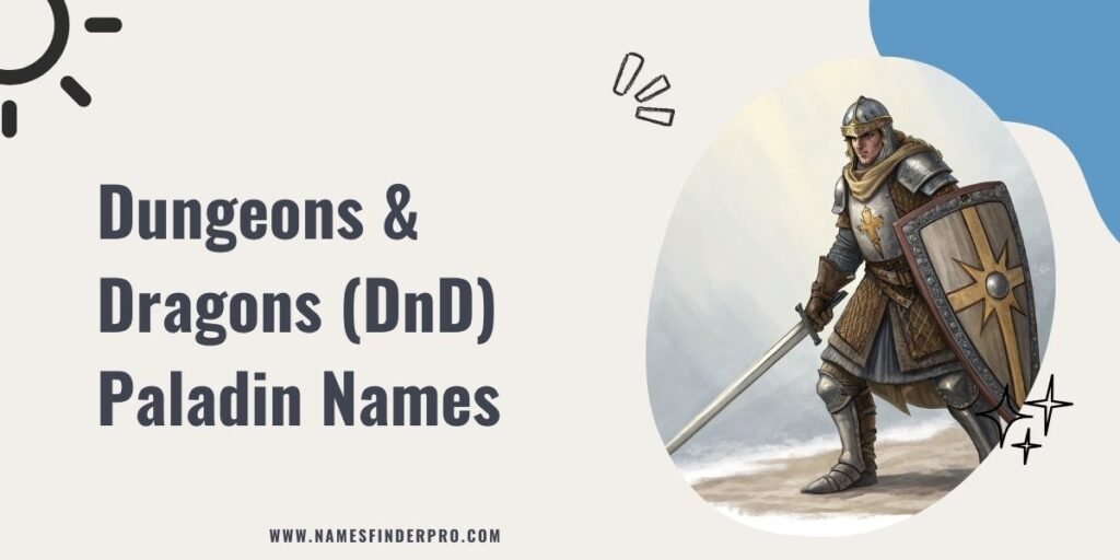 Dungeons & Dragons (DnD) Paladin Names