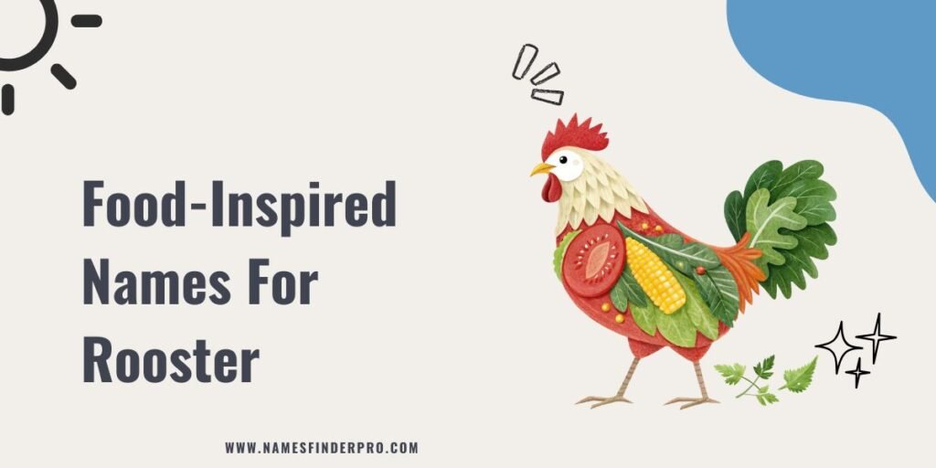 Food-Inspired Names For Rooster